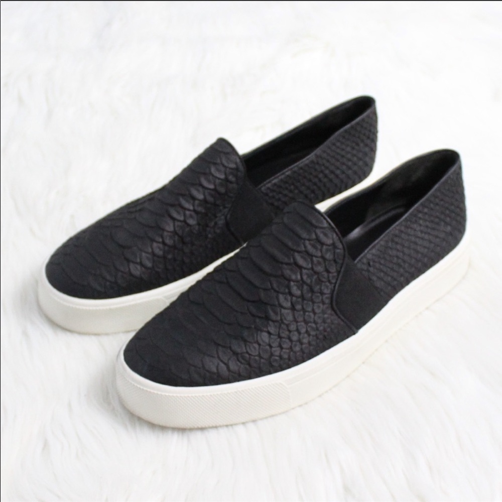 Vince Berlin Python Embossed Slip-On Sneaker Like… - image 1